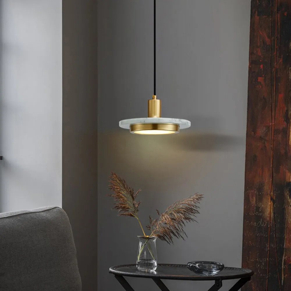 Modern Creative Marble Art Pendant Lamp KL387