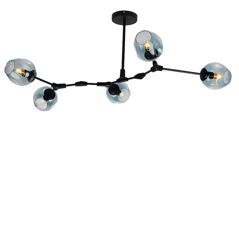 Branching bubble chandelier