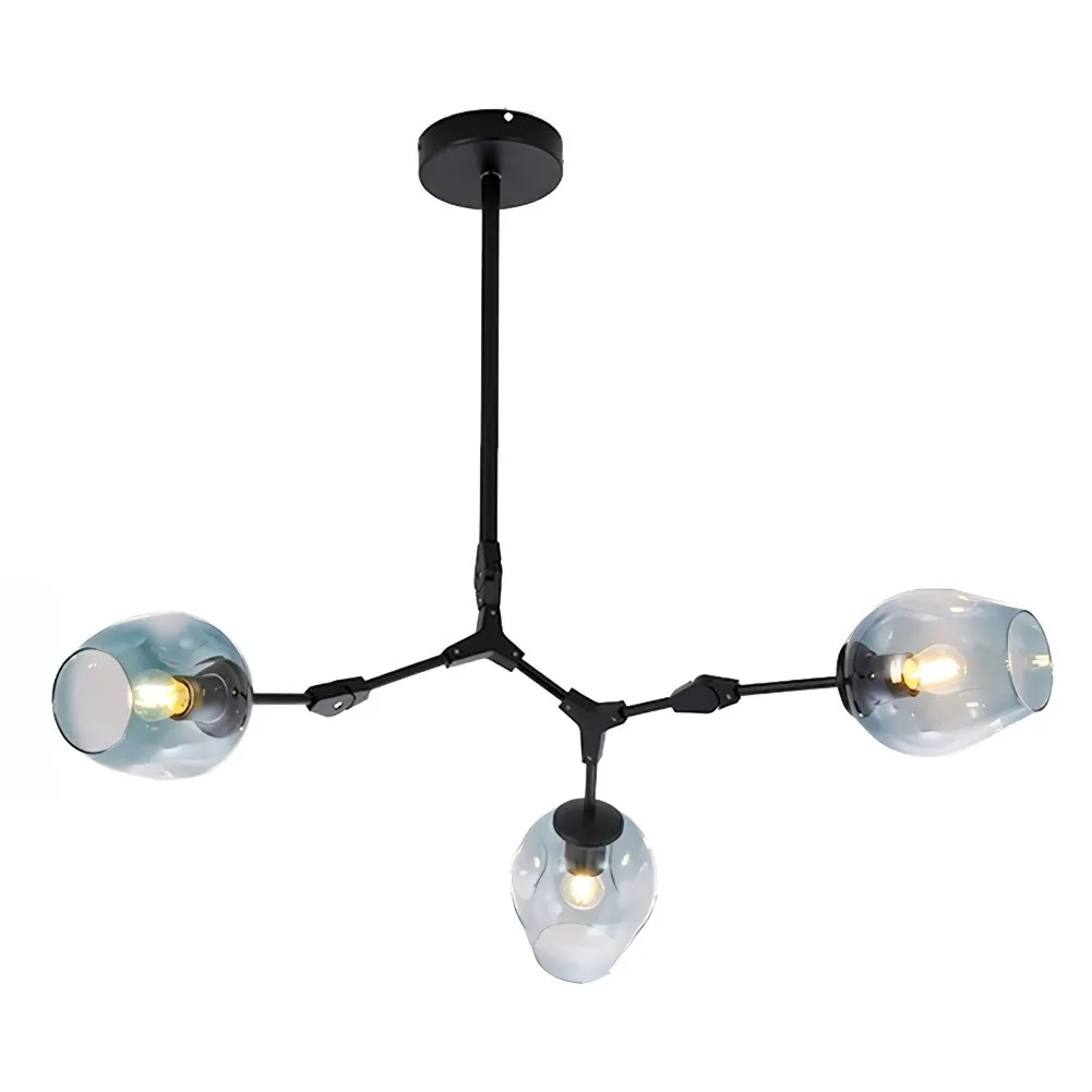 Branching bubble chandelier