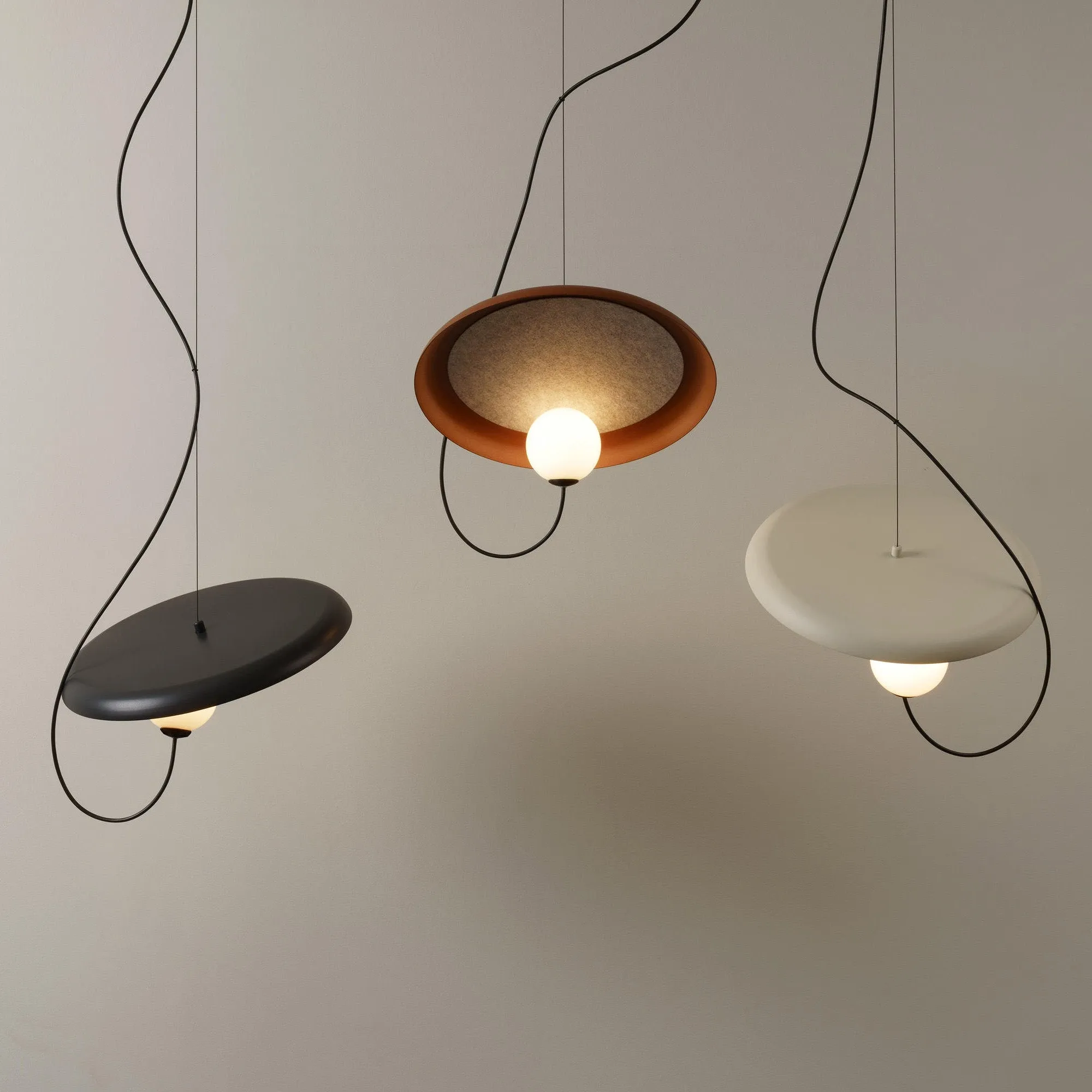 Acoustic Disc Pendant Lamp D448