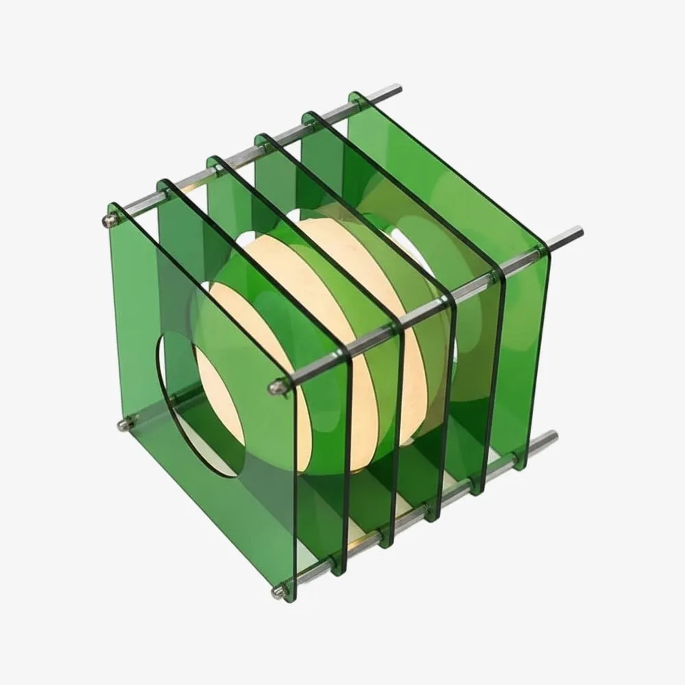 Afterglow Cube Table Lamp - Geometric Sphere Lighting for Bedroom Lighting KL2062