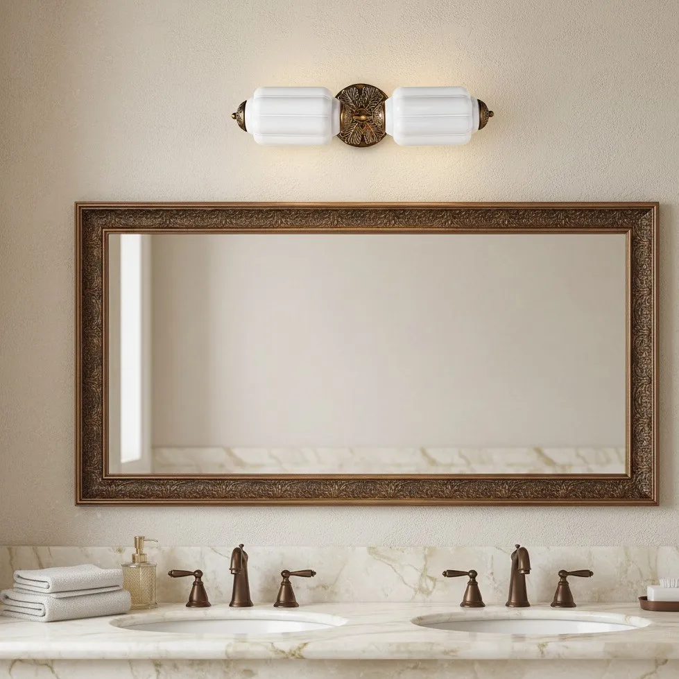 Eloise Pumkin Glass Vanity Sconce KL856