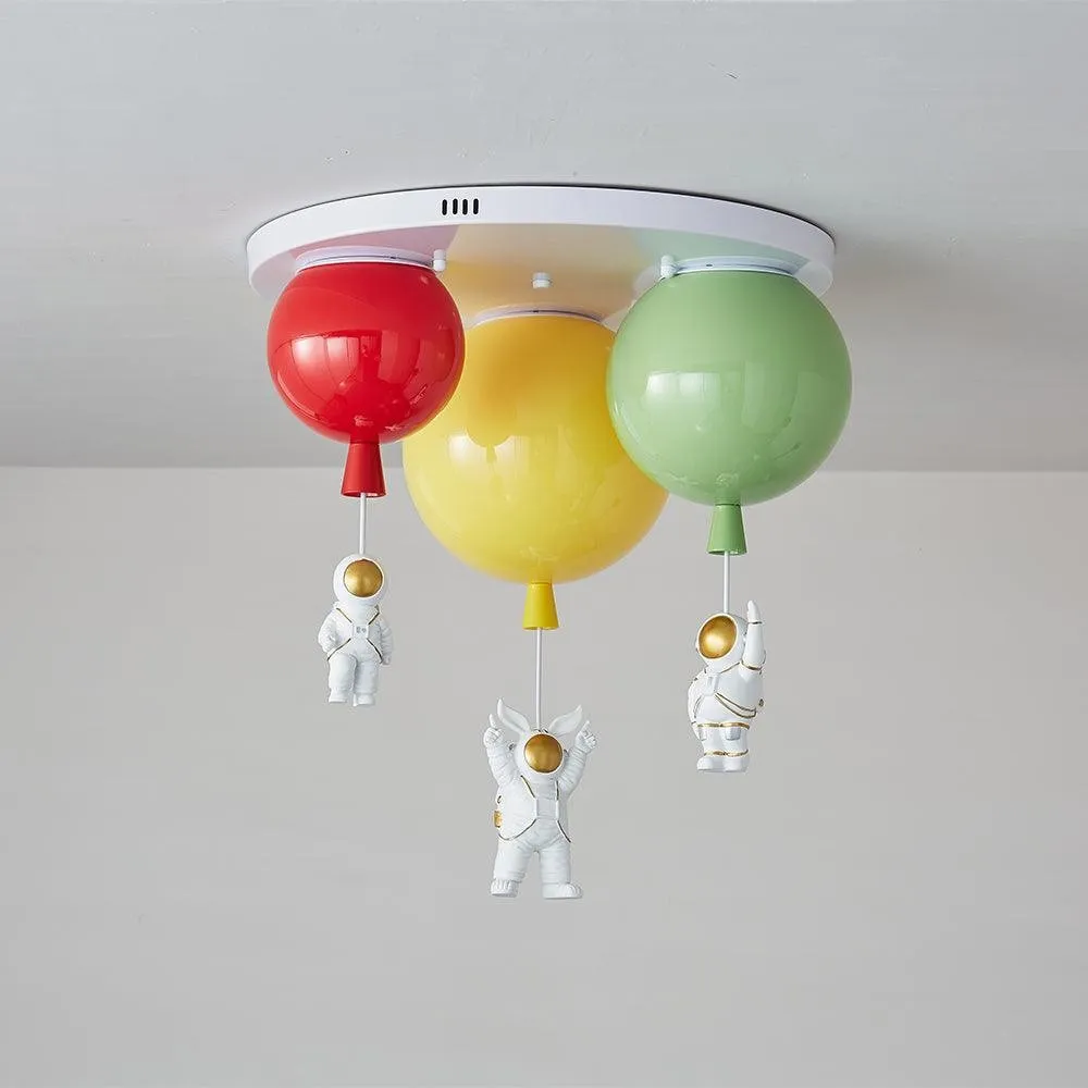 Astronaut Glossy Balloon Ceiling Lamp KL231
