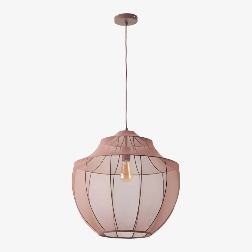 Lumifil Modern Mesh Pendant Light - Hanging Fabric Lghts are Suitable for Dining Rooms or Kitchen Islands KL1736