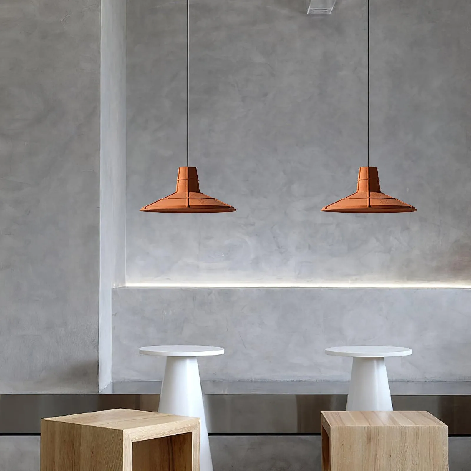 Industrial Style Cement Terracotta Craft Pendant Light KL654
