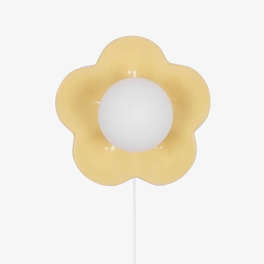 Florixa Blooming Flower Wall Light - Decorative Indoor Lamp for Bedroom and Living Room KL2066