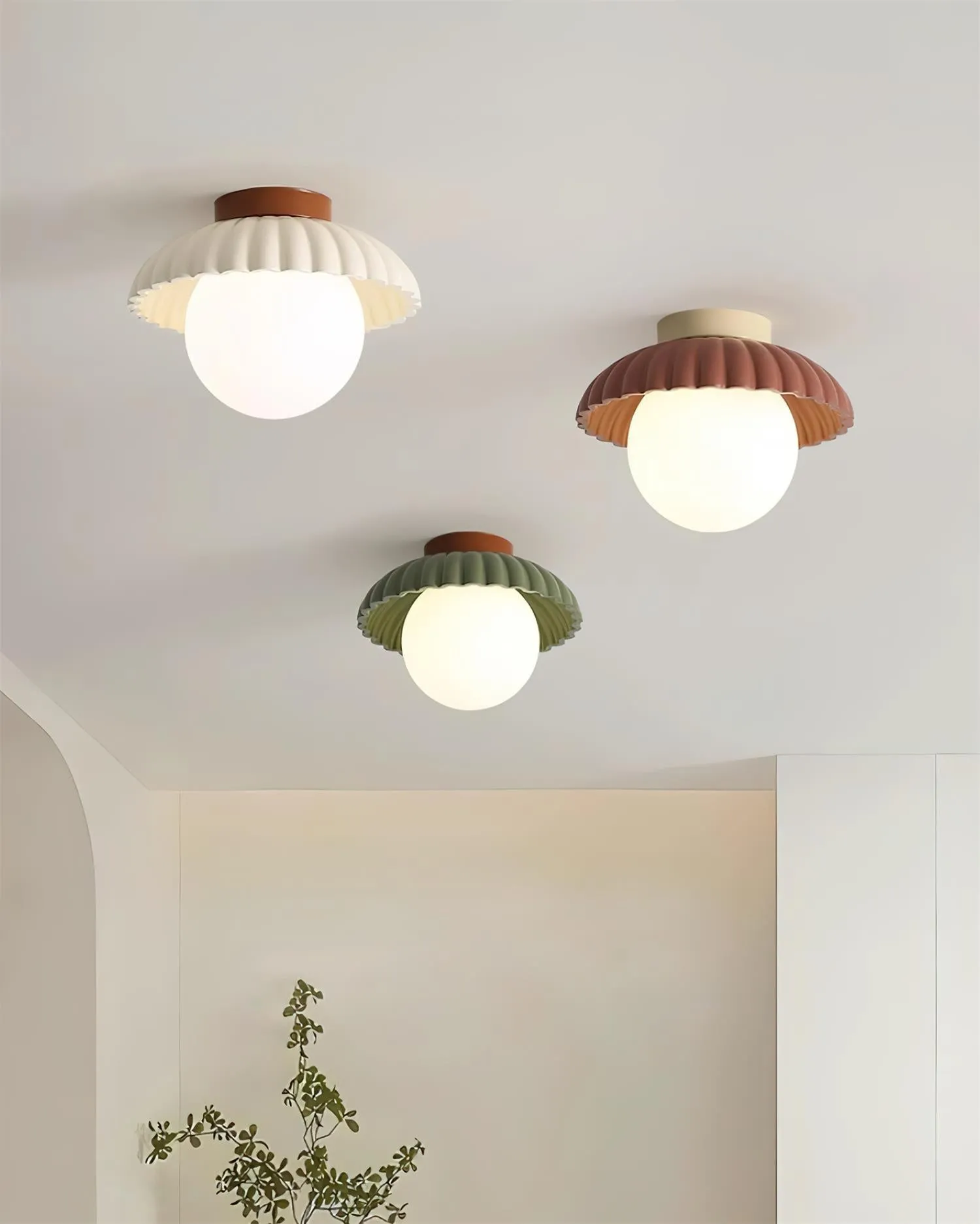 Alien Flower Ceiling Light - Modern Design Ceiling Lamp for Bedroom and Bathroom KL214