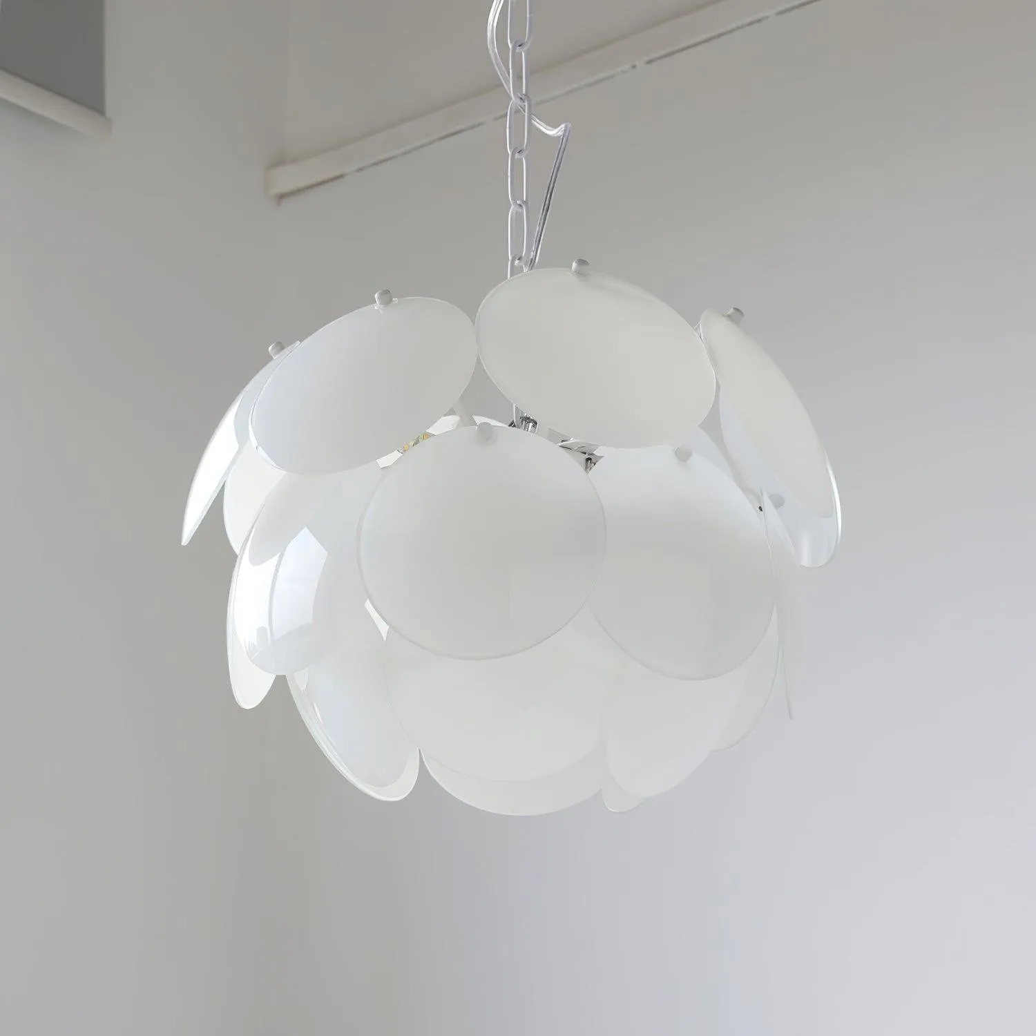 Luxury Fashion Luminous Petal Glass Chandelier KL472