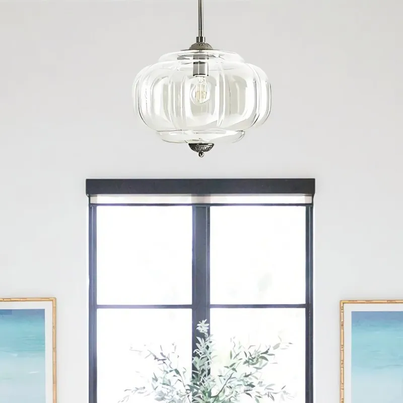 Retro Glass Eloise Pendant Light For Kitchen Island KL801