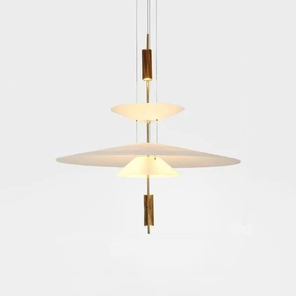 Flamingo Layered Pendant Light - Elegant Modern Lighting for Lounge and Hall