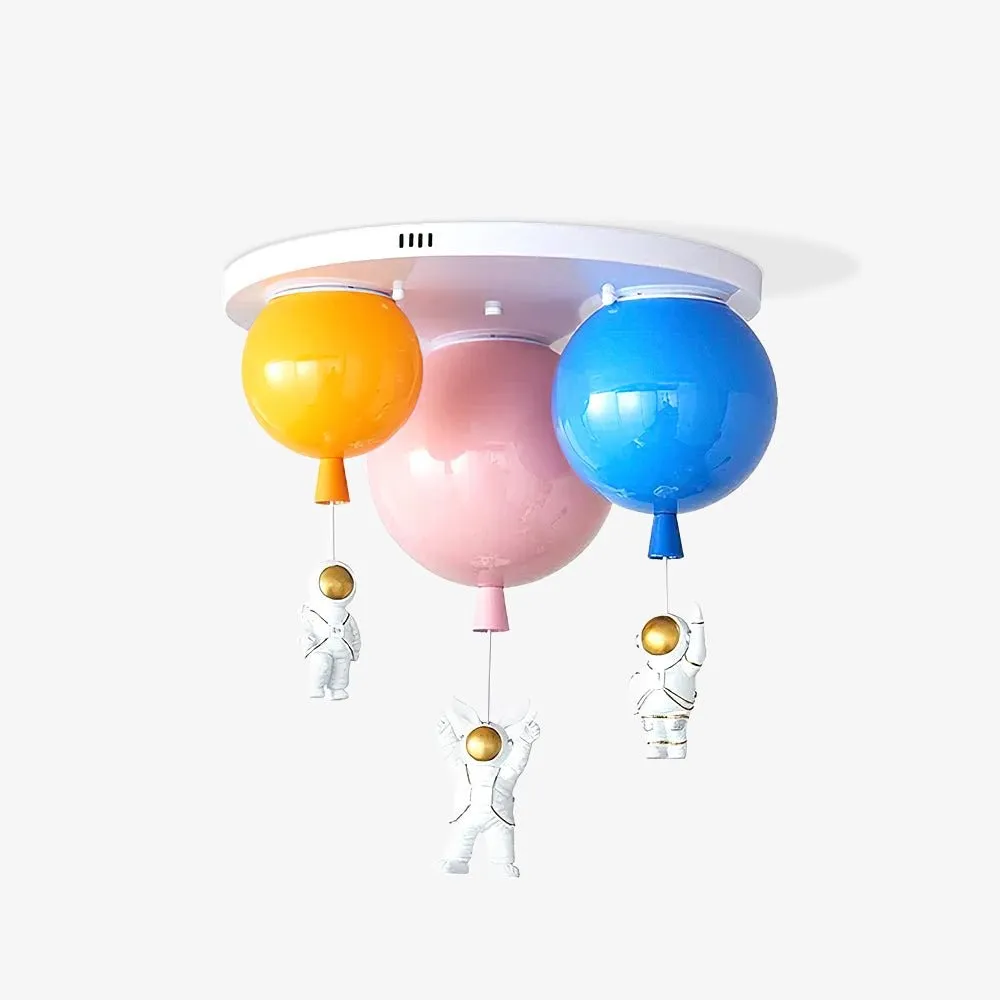 Astronaut Glossy Balloon Ceiling Lamp KL231
