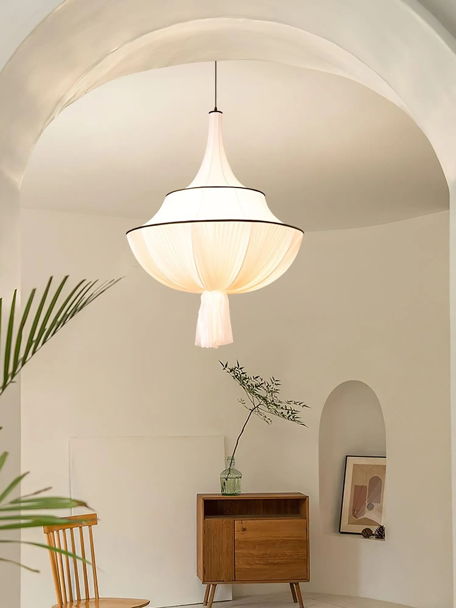 Fabric Art Decorative Pendant Lamp KL483