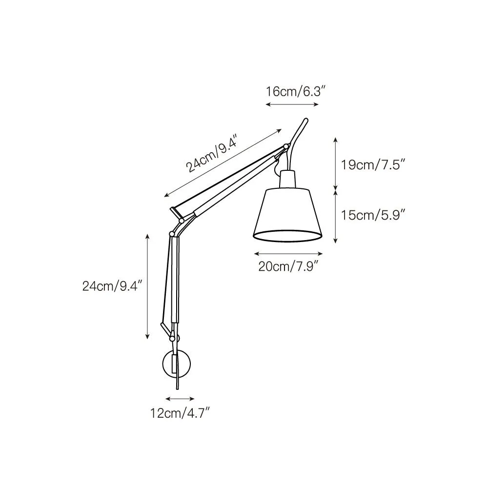 Velthea Plug-in Wall Lamp D715