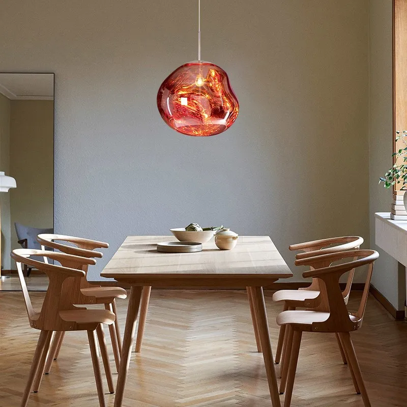 Modern Melt Pendant Light - Fluid Shape Acrylic Pendant Light for Kitchen