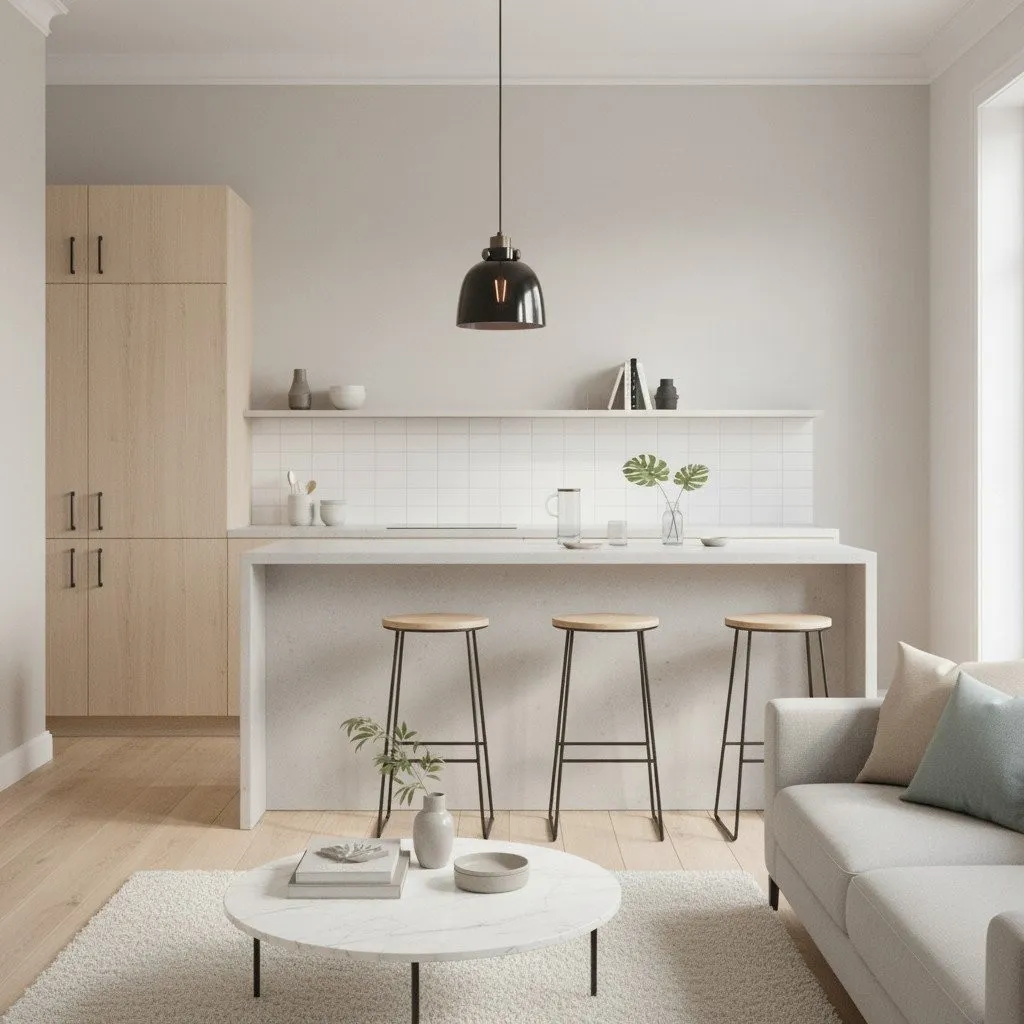 Readium Tinted Glass Pendant Light - Minimalist Dome Shade Adjustable for Kitchen Island and Dining Room KL1830