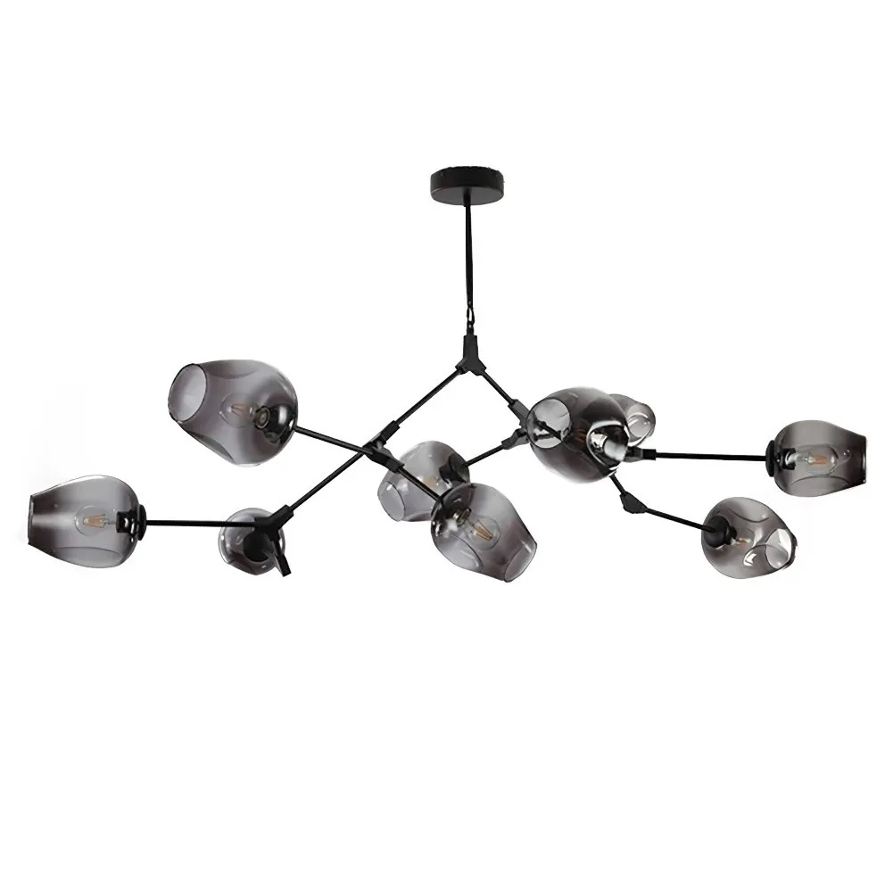 Branching bubble chandelier