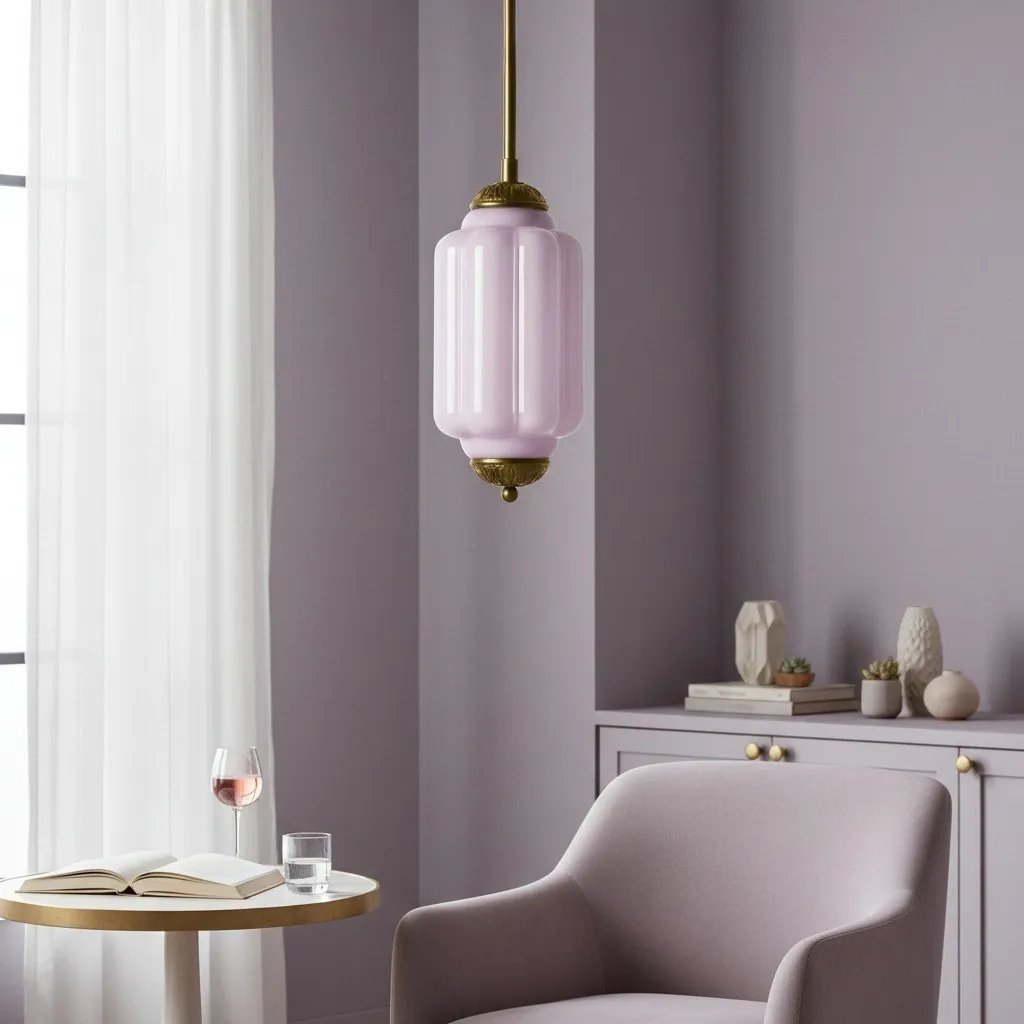Eloise Simple Glass Irregular Lantern Pendant Lamp KL828