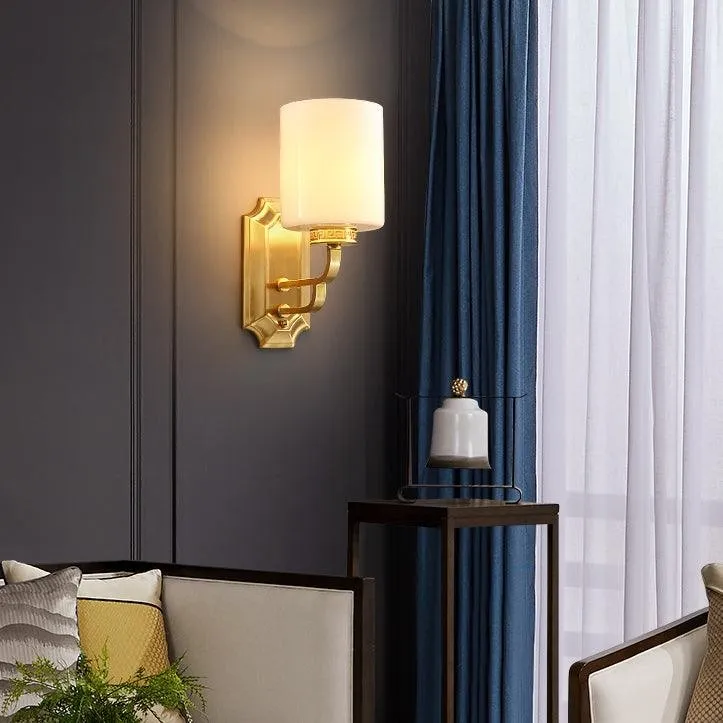 Nordic Copper Retro Wall Lamp KL414