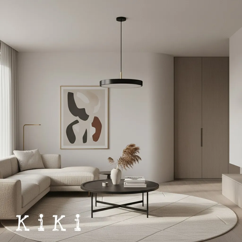 Astris Modern Asteria Pendant Light - Fluid Round Design Pendant Light for Dining Room KL2332