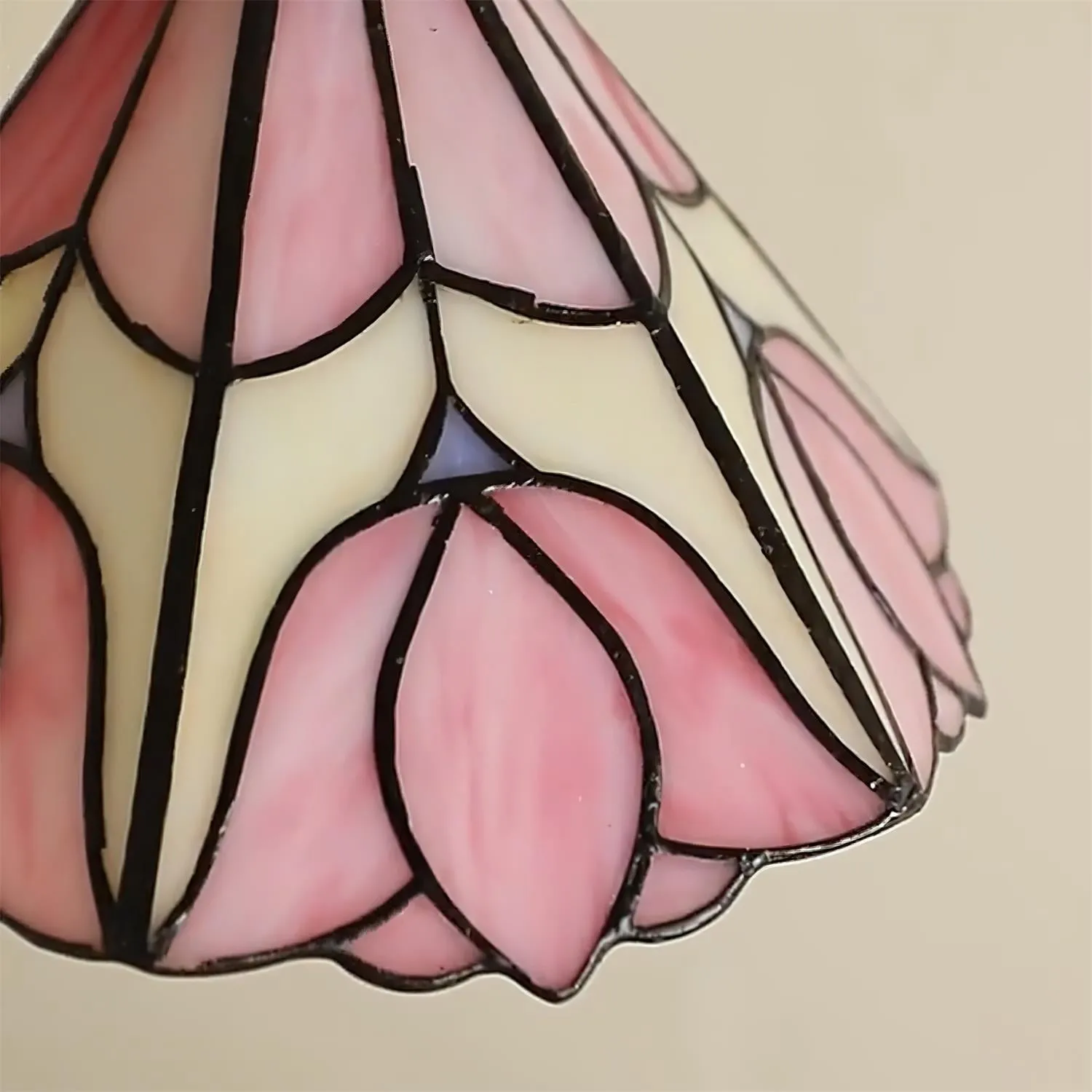 Sevra Decorative Glass Metal Pendant Light - Floral Pendant Lamp for Kitchen Island and Entryway KL2125