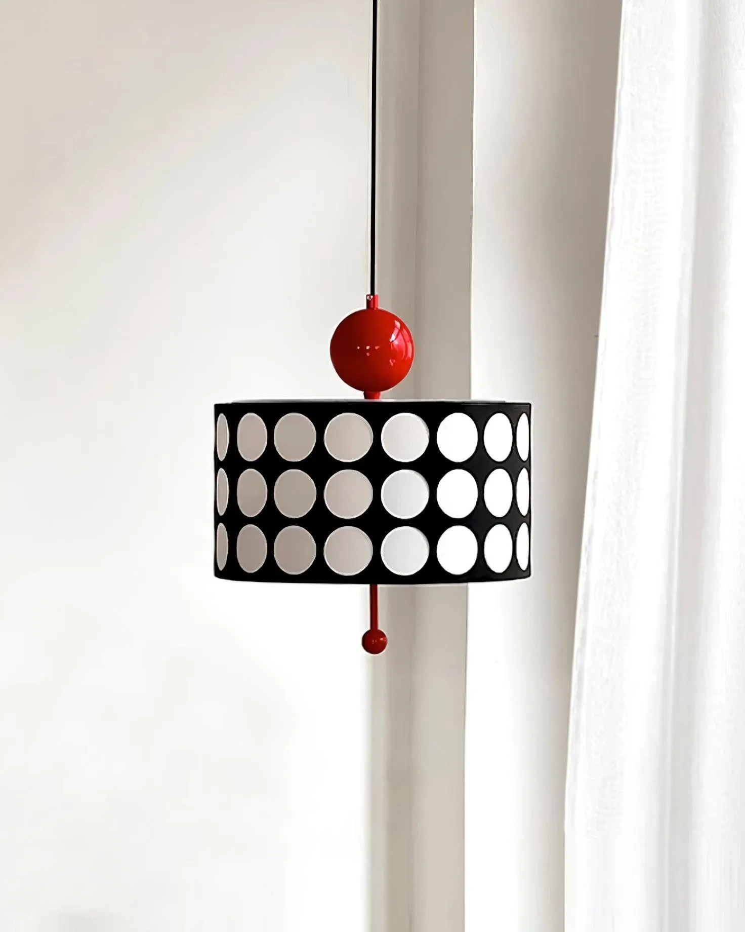 Graphic Checkered Pendant Light - Retro Chic Style for Dining Room and Kitchen Island KL341