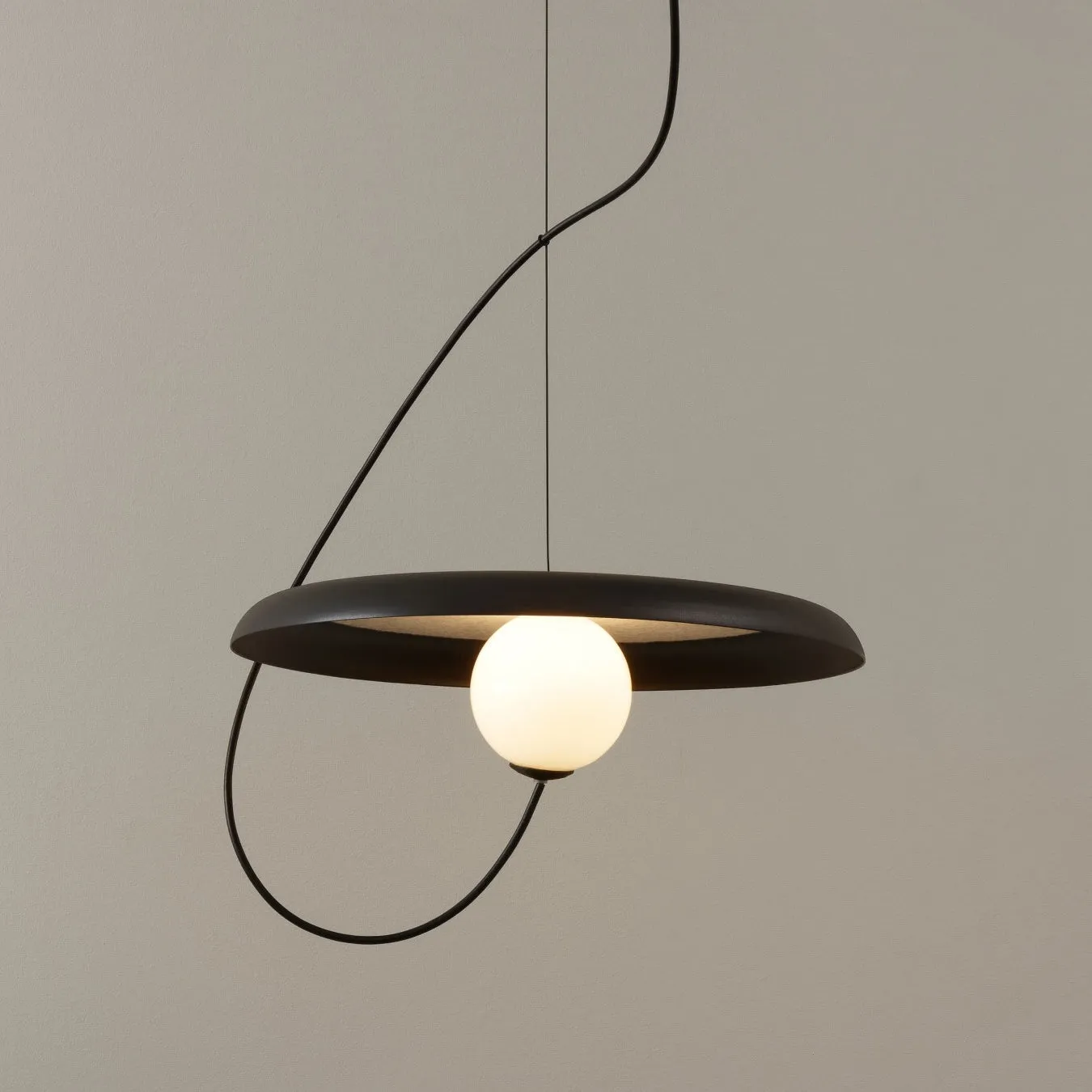 Acoustic Disc Pendant Lamp D448