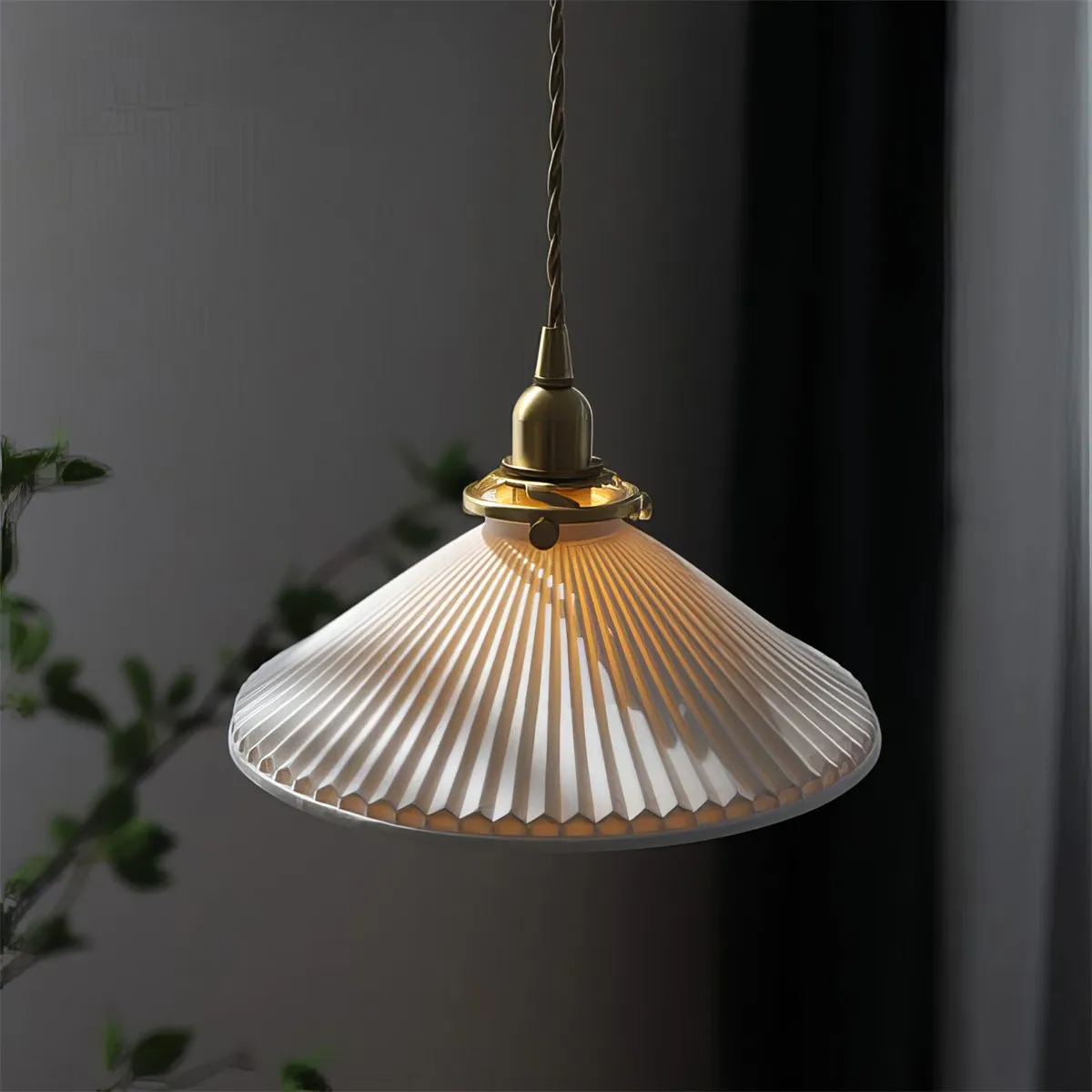 Modern Pleated Light
