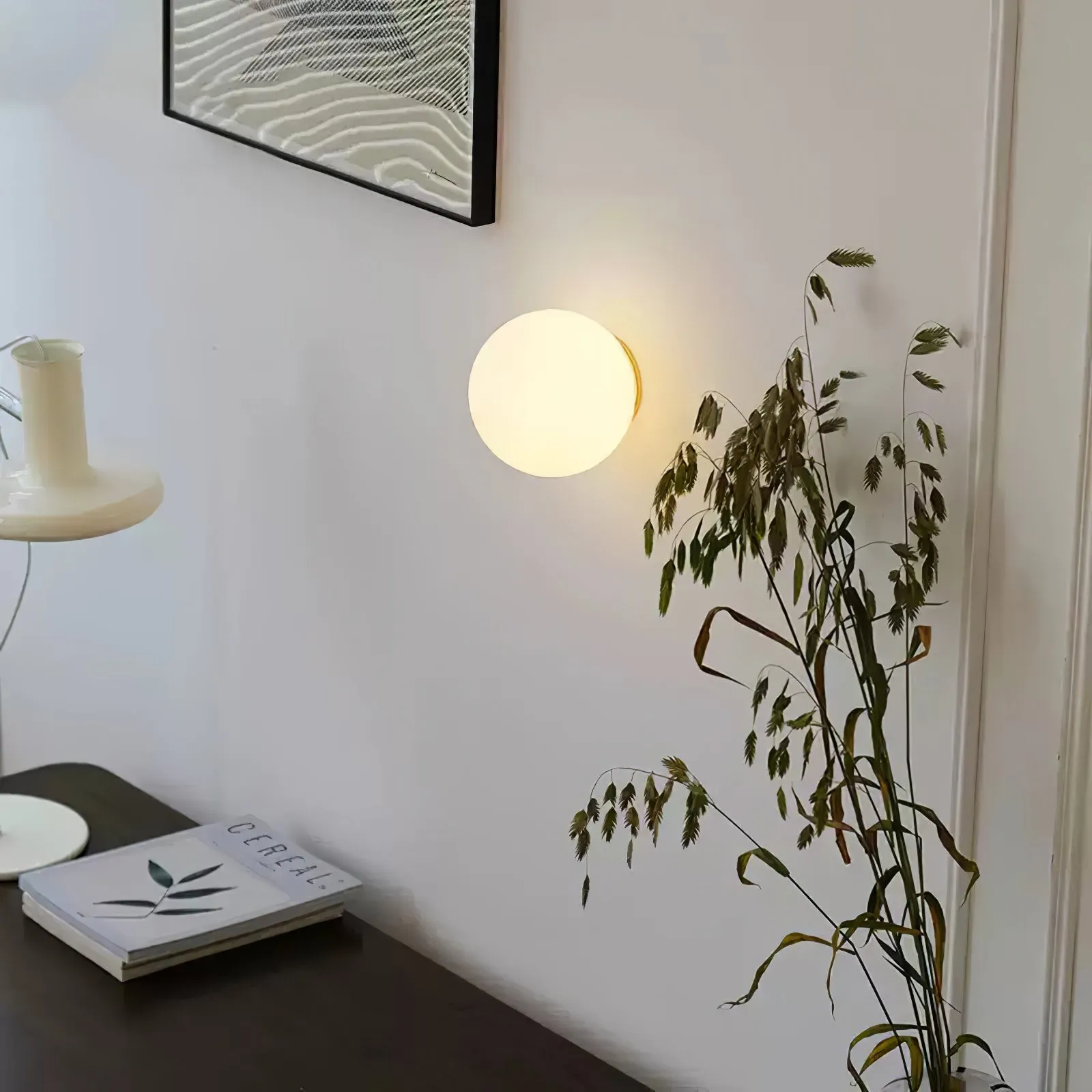 Minimalist Bauhaus Orb Style Wall Lamp KL400