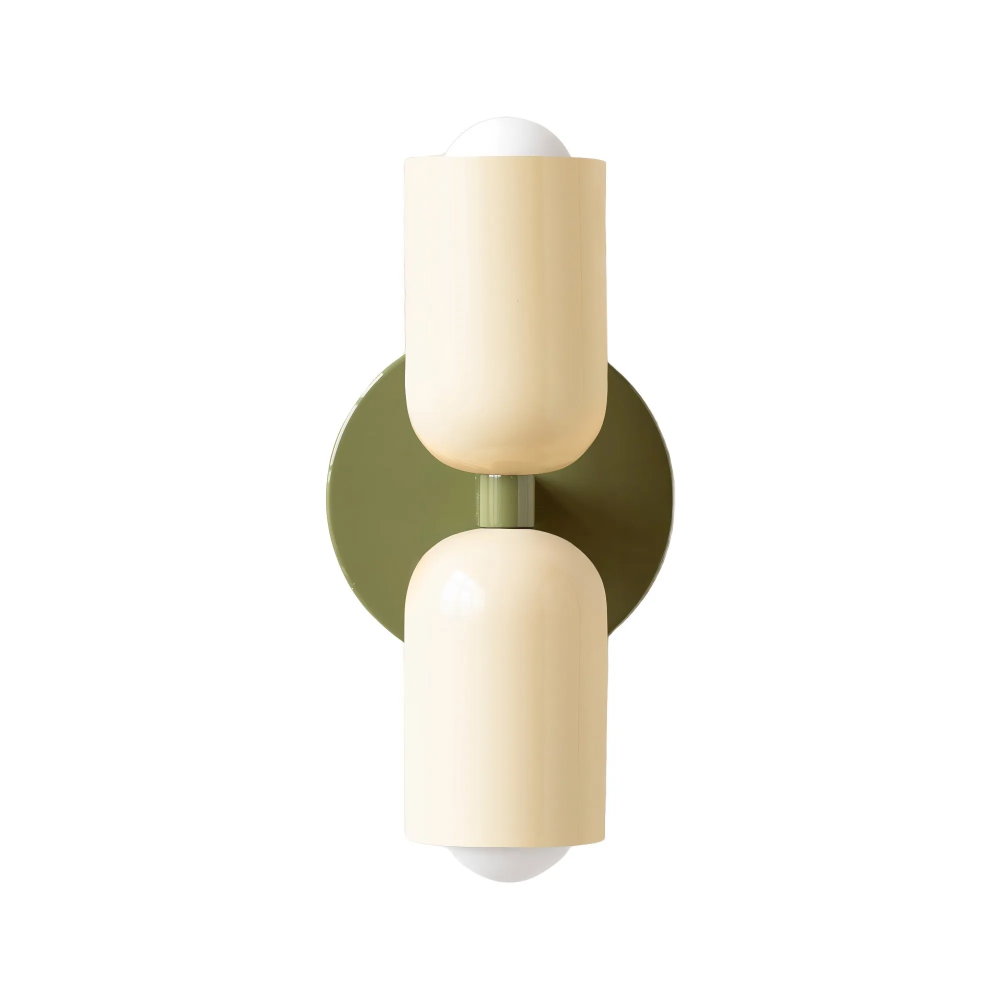 Metal Up Down Wall Sconce - Contemporary Colorful Wall Light for Hallway and Office