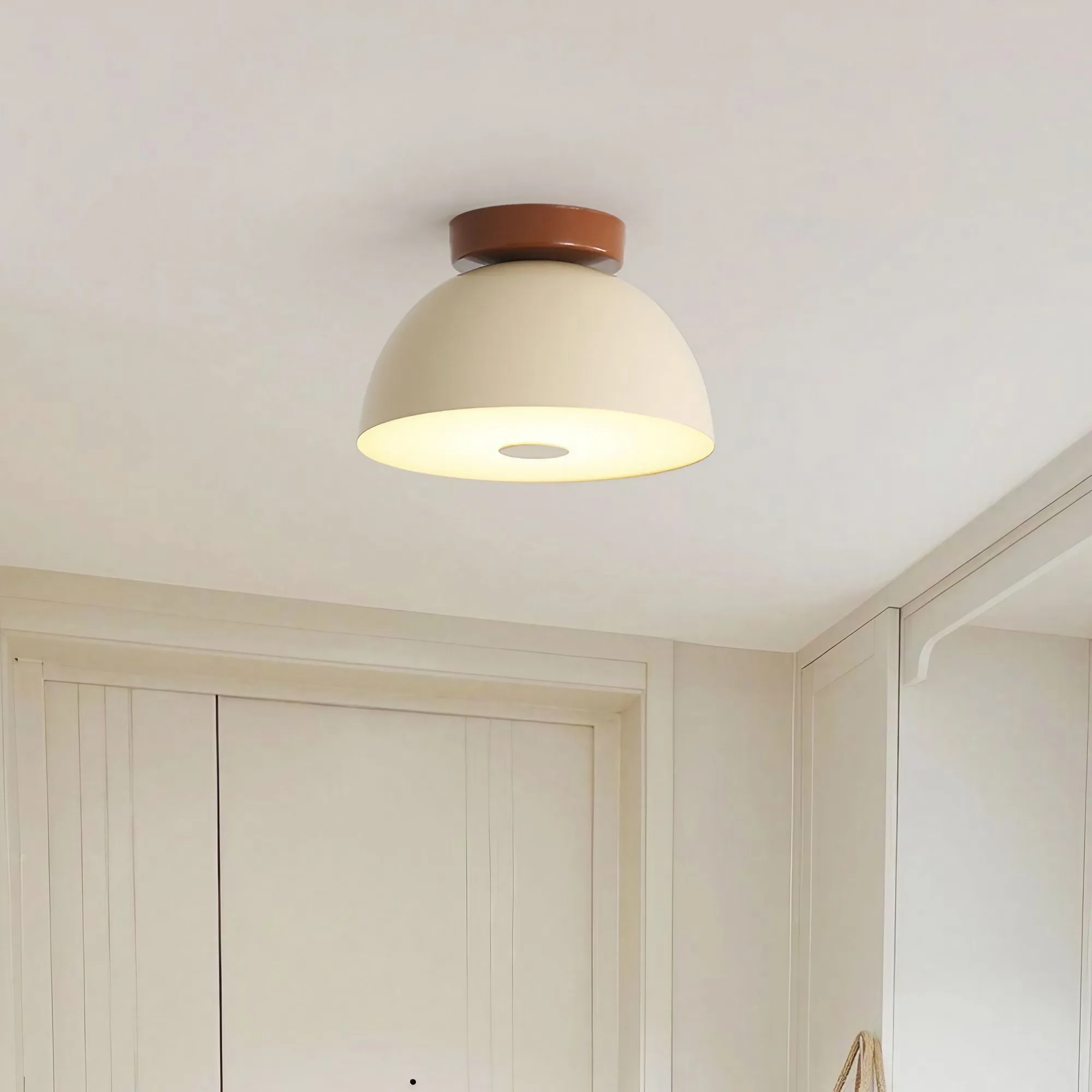 Nordic Cream Led Iron Aisle Ceiling Light KL194