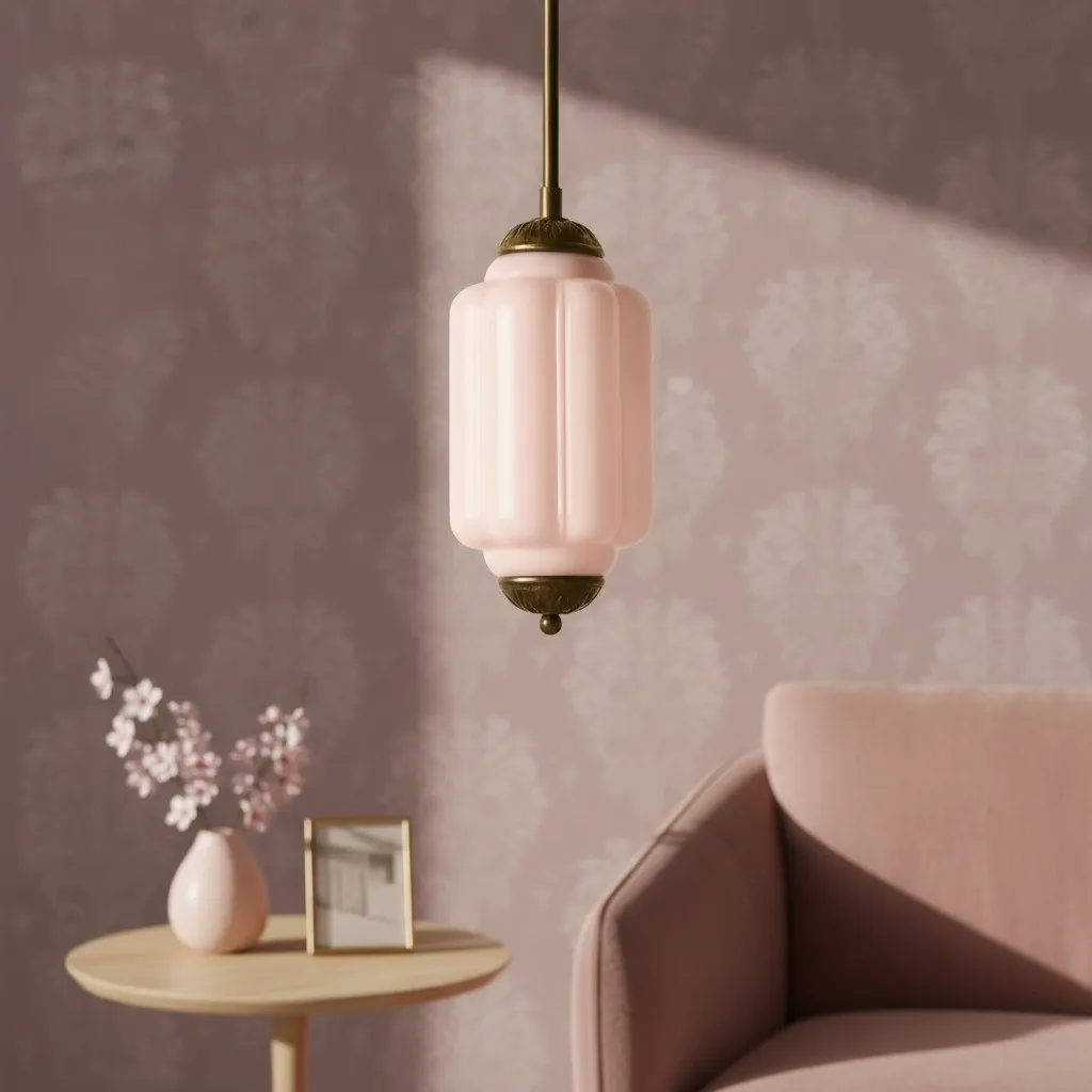 Eloise Simple Glass Irregular Lantern Pendant Lamp KL828