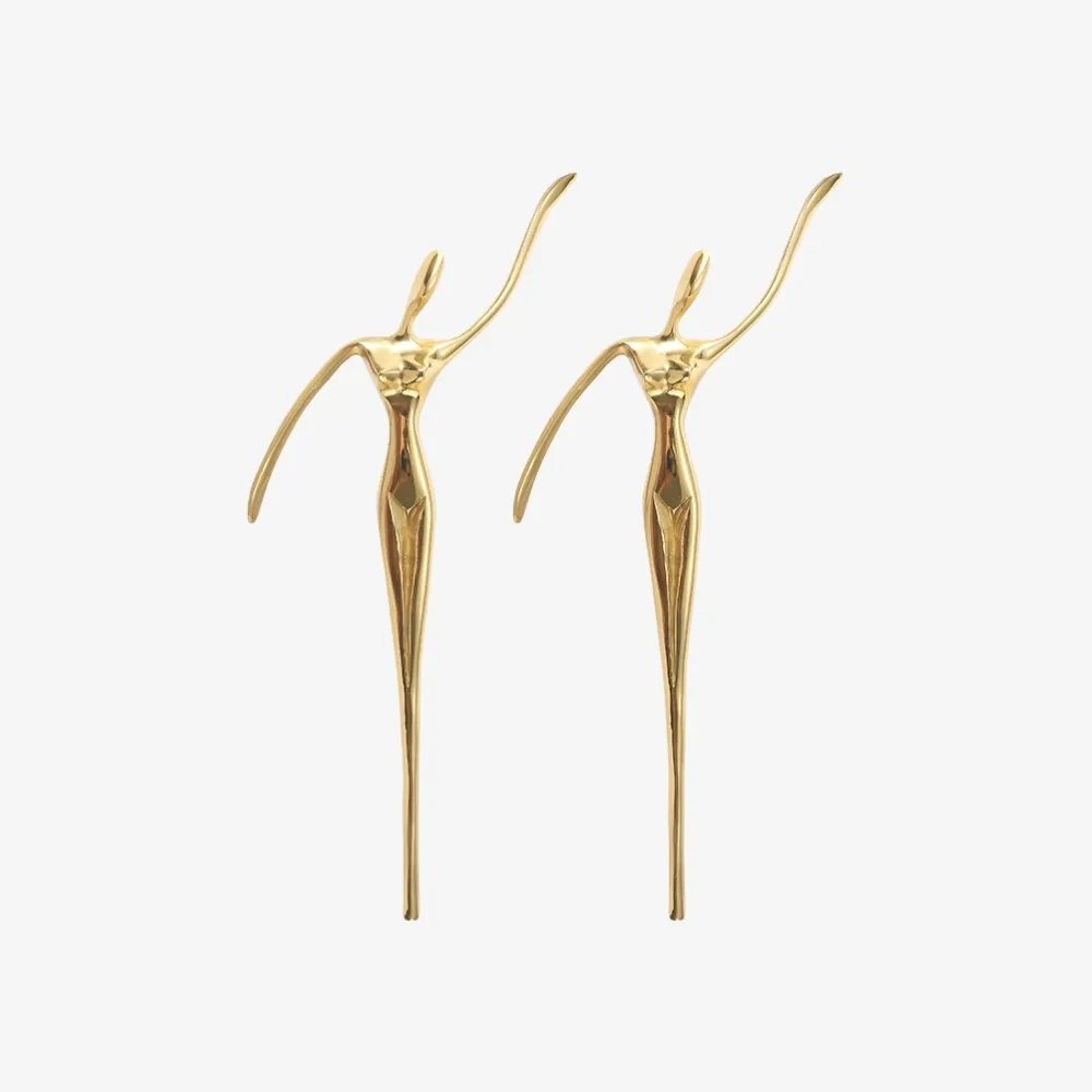Verlitho Artistic Sculptural Lines Drawer Handle - Nordic Contemporary Design Interior Decor KL2350