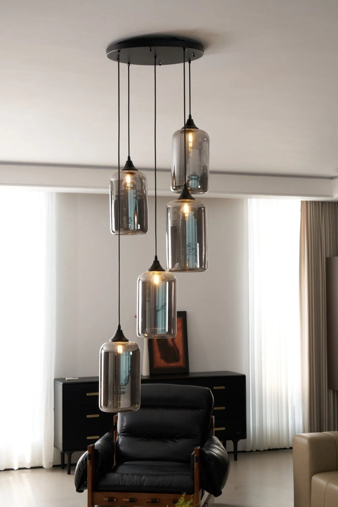 Bottle Pendant Light D363