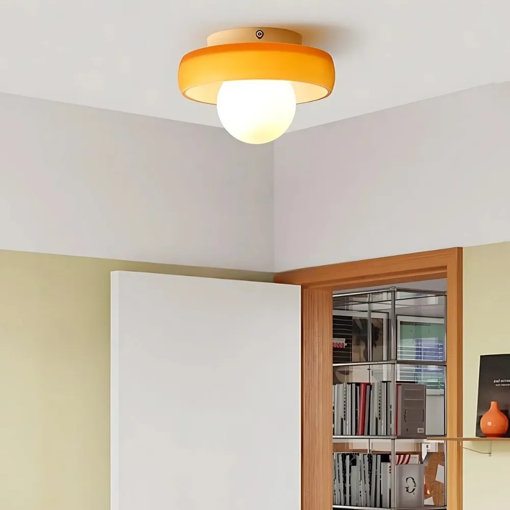 Colorful Glass Disc Orb Wall Ceiling Lamp KL915
