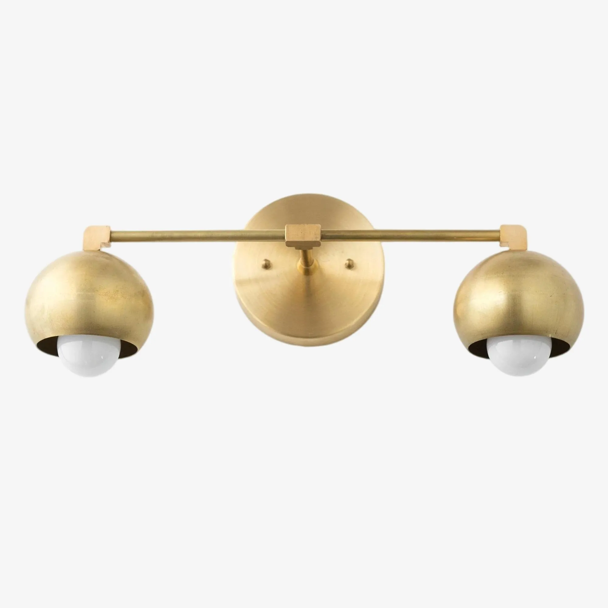 Metio Dome Decorative Vanity Light - Classic Orb Shade Bathroom Wall Lamp KL1424