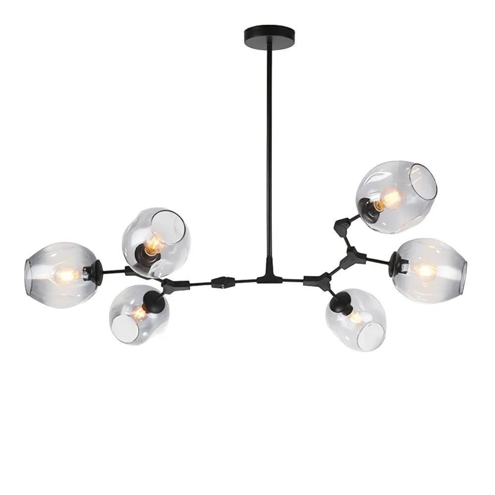 Branching bubble chandelier