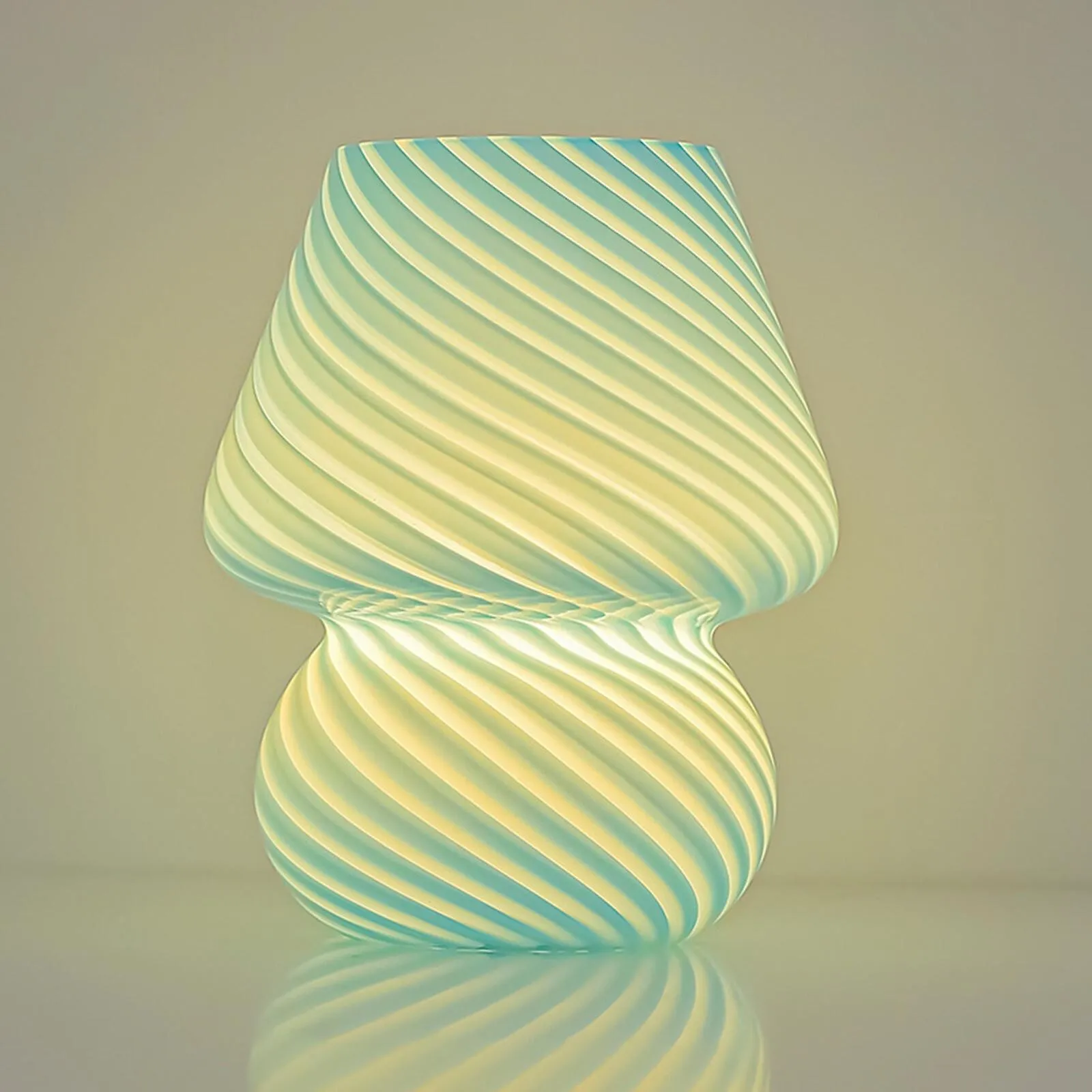Nordic Macaron Mushroom Glass Table Lamp KL32