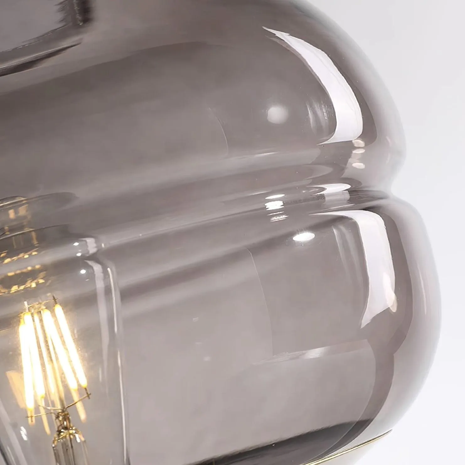 Luxury Personality Colored Glass Cover Tall Table Lamp KL499