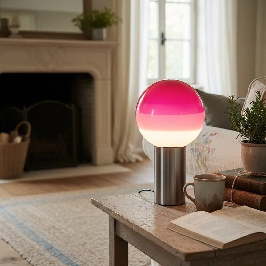 Tintelle Sphere Desk Lamp - Modern Style Table Lamp with Glass Shade KL2093