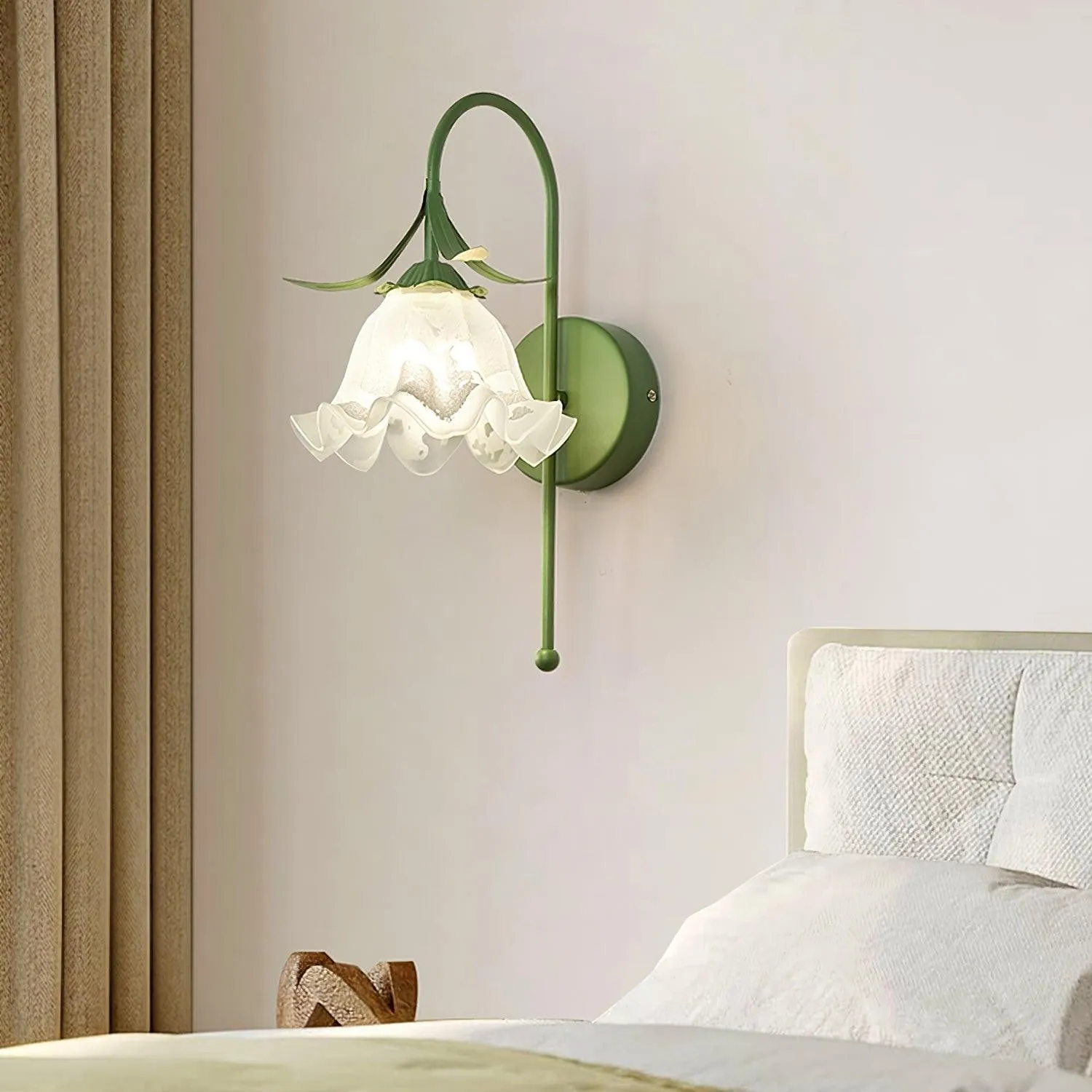 French Cream Style Flower Wall Lamp KL473