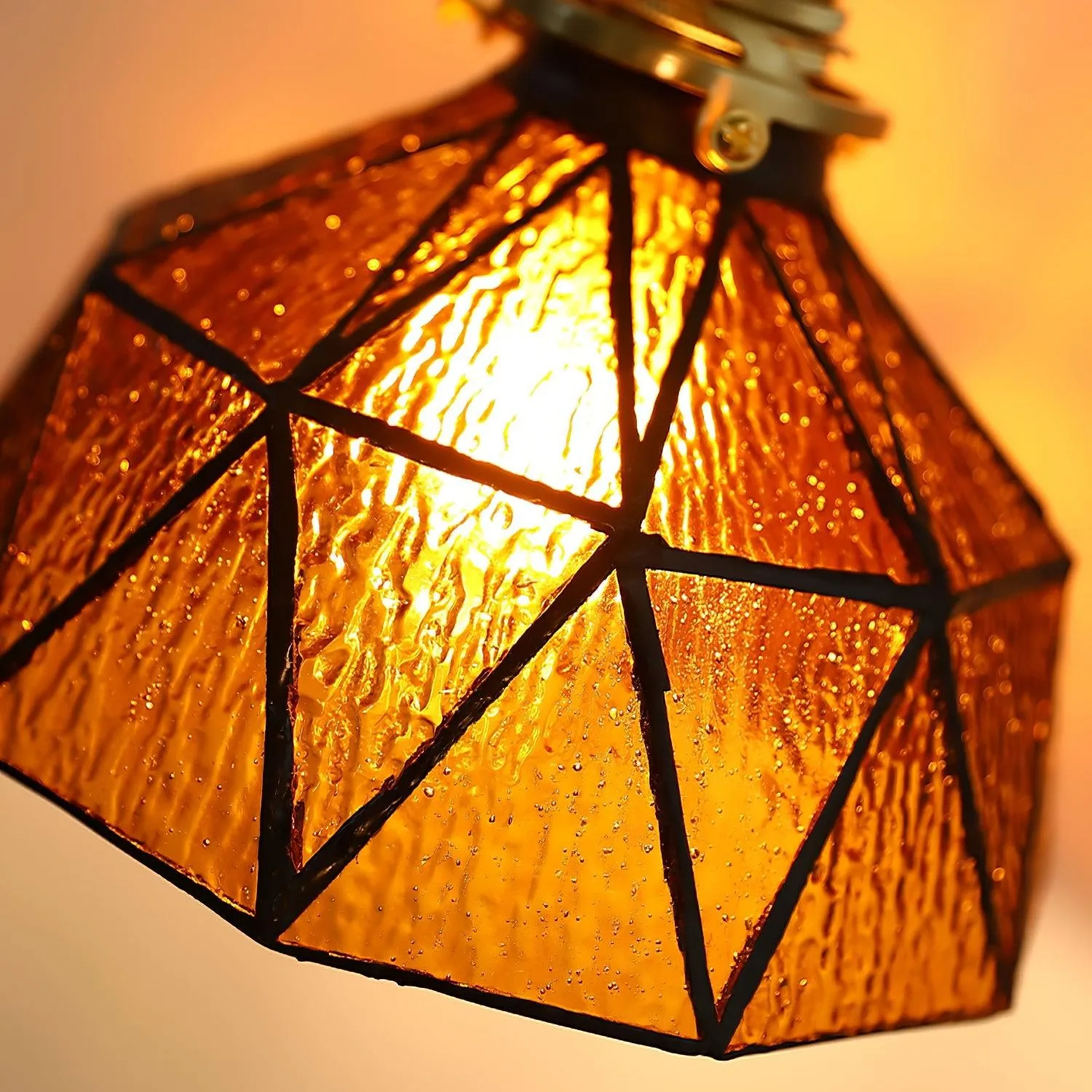 Retro Pastoral Glass Wall Lamp KL613