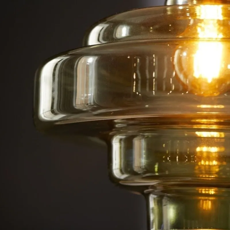 Modern Bauhaus Elegant Glass Effect Pendant Light KL1100