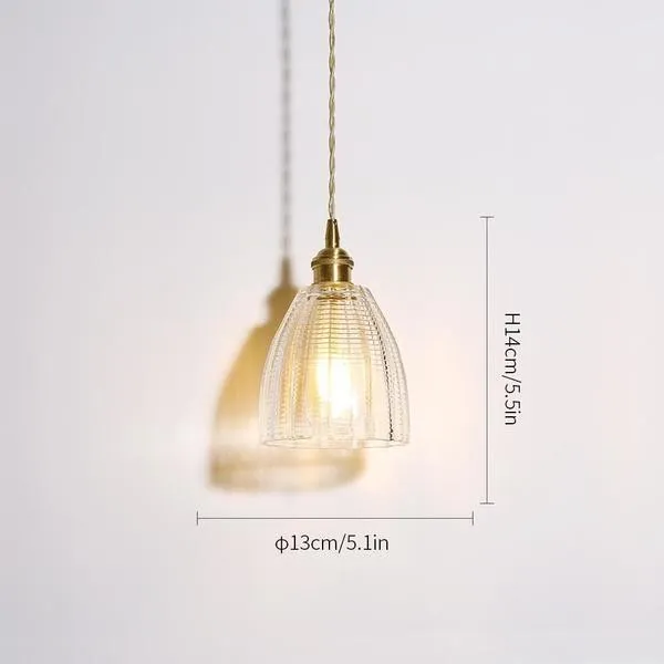 Clear glass pendant lights series