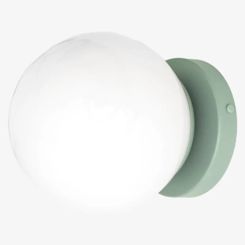 Glorica Glass Globe Wall Sconce - Multi-Color Modern Minimalist Light KL1495