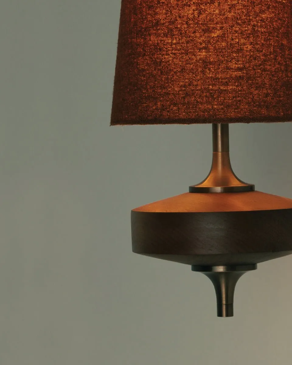 Hour Retro Fabric Shade Wall Sconce – Mid-Century Inspired For Vanity or Bedside KL1176