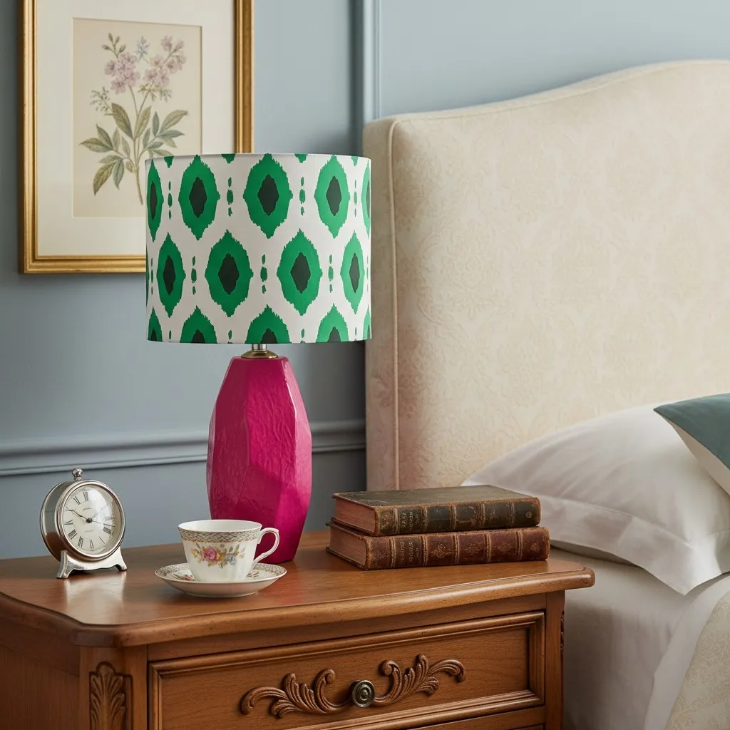 Arivane Artistic Ceramic Table Lamp - Modern Decorative Lighting for Bedroom or Office KL2341