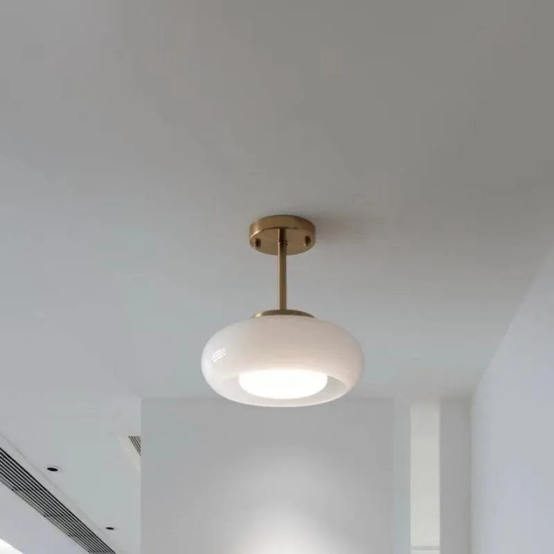 Bauhaus Style Vintage Glass Ceiling Light KL49