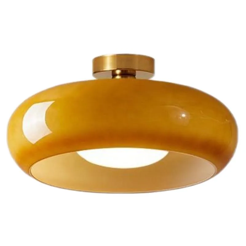 Bauhaus Style Vintage Glass Ceiling Light KL49
