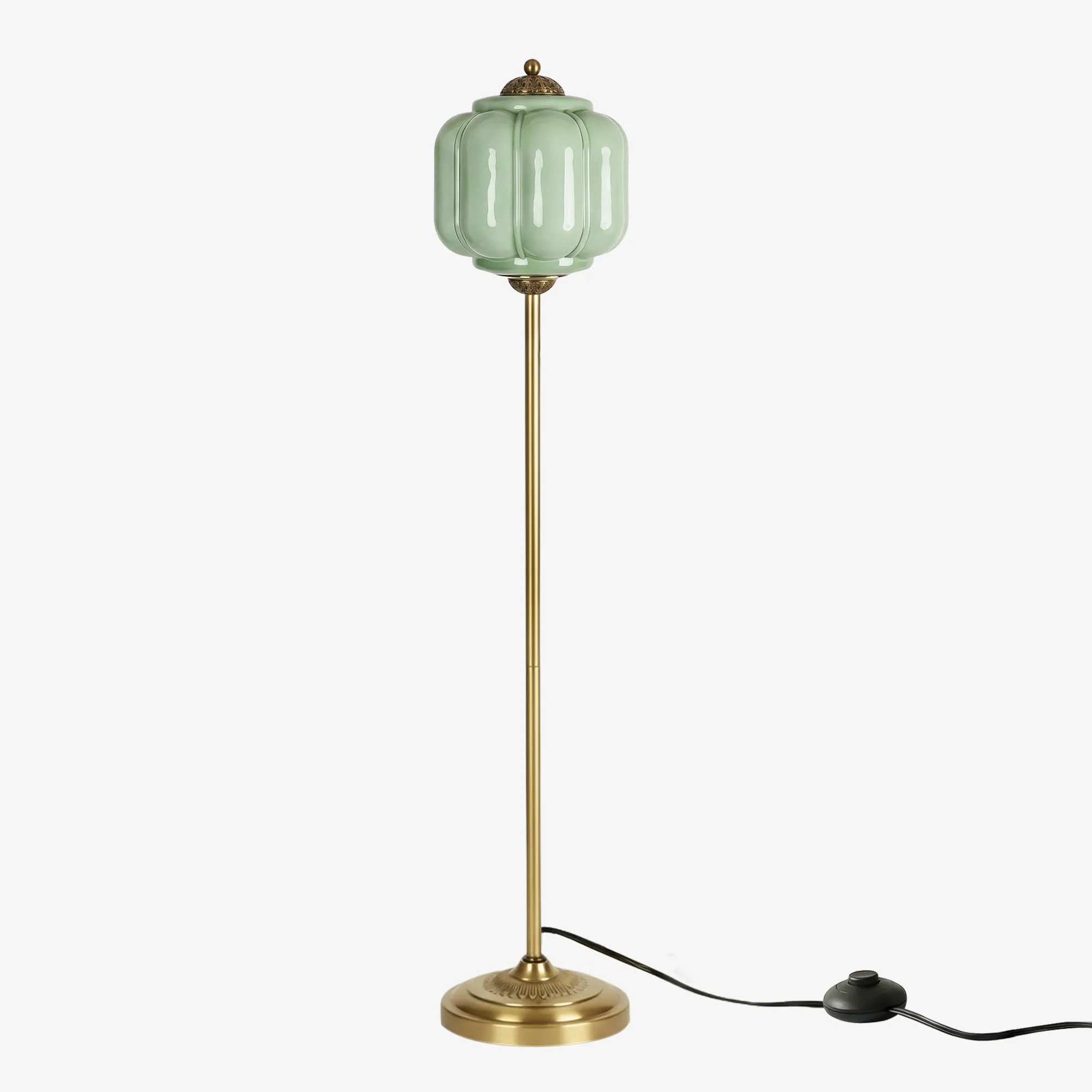 Eloise Artistic Textured Glass Floor Lamp - Elegant Lighting for Bedroom or Interior Space KL2330