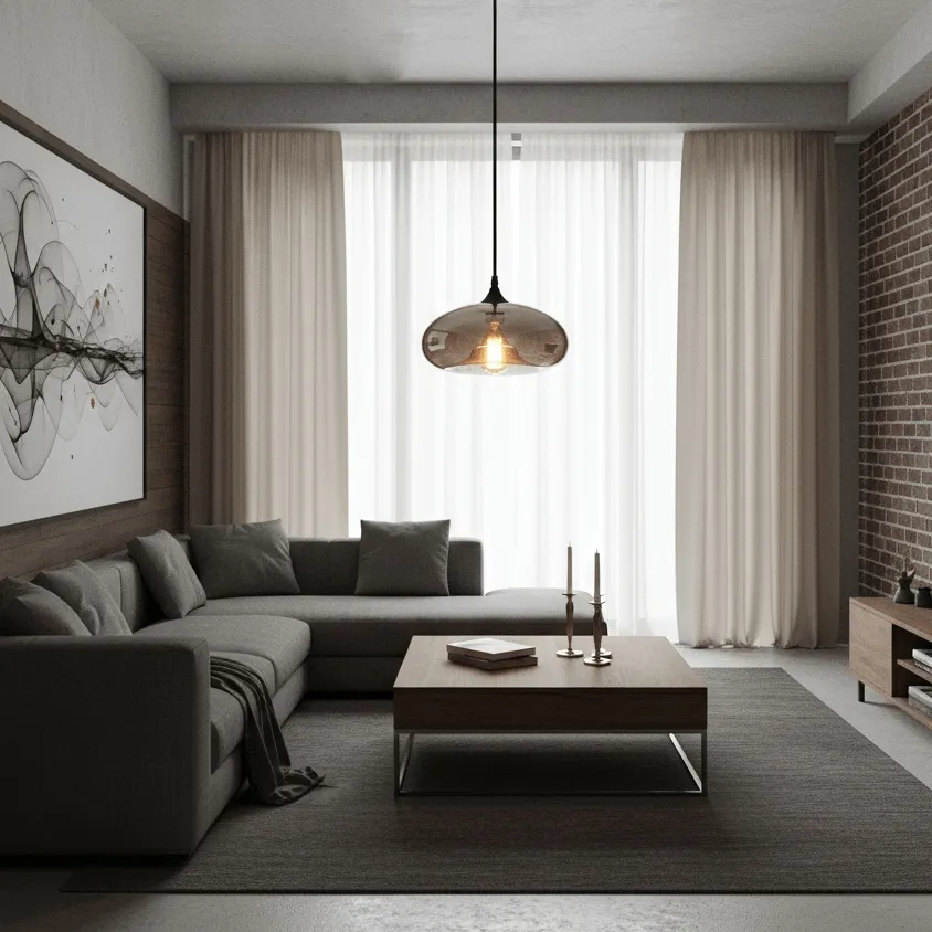 Bottle Pendant Light D363
